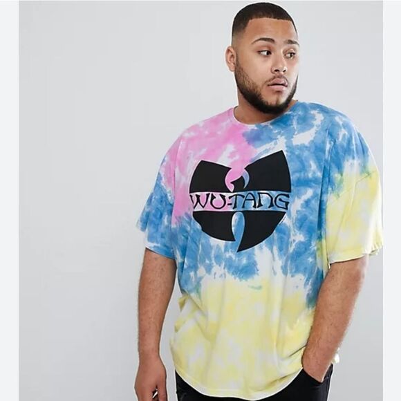 Yellow & Blue Wu Tang Tee Shirt Sz 3XL - Picture 1 of 8